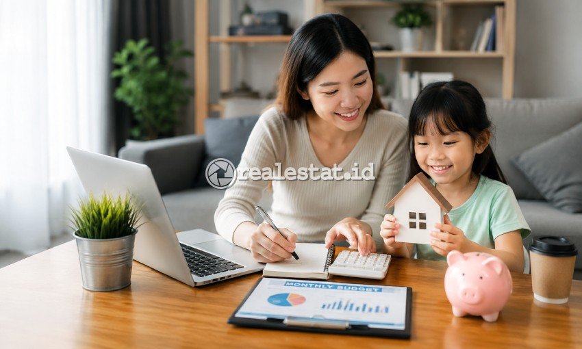 menabung Investasi properti rumah ibu perempuan istri realestat.id dok