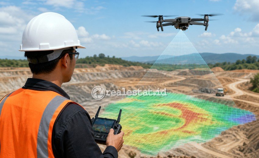 teknologi geospasial inovamap lahan tanah sektor properti realestat.id dok