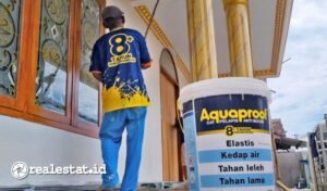 Aquaproof CSR Pengecatan Masjid Idul Adha realestat.id dok