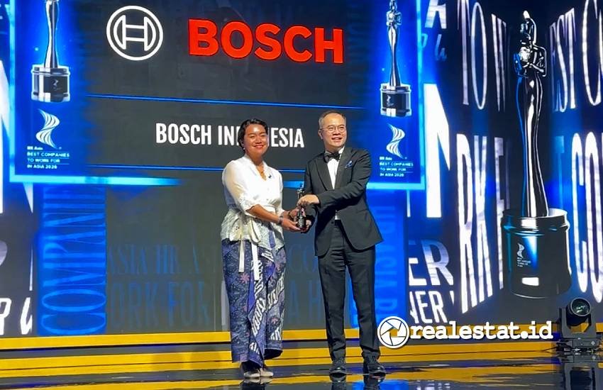 Bosch Indonesia menerima Best Companies to Work for in Asia 2026 dari HR Asia-RealEstat.id