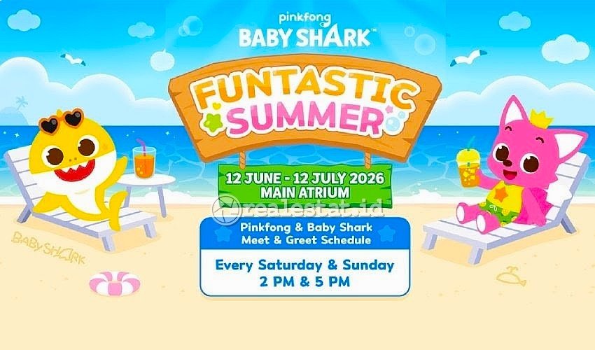 Grand Metropolitan Bekasi Pinkfong Baby Shark Funtastic Summer realestat.id dok
