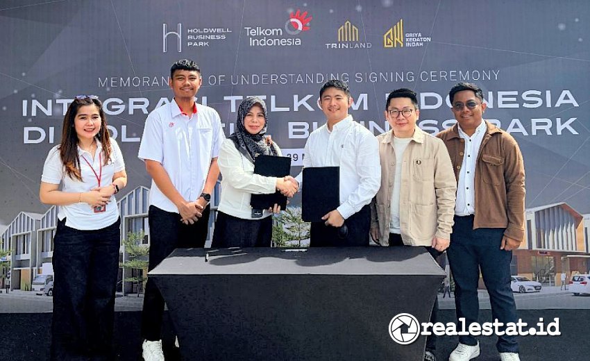 Holdwell Business Park Telkom Indonesia Kerja sama realestat.id dok