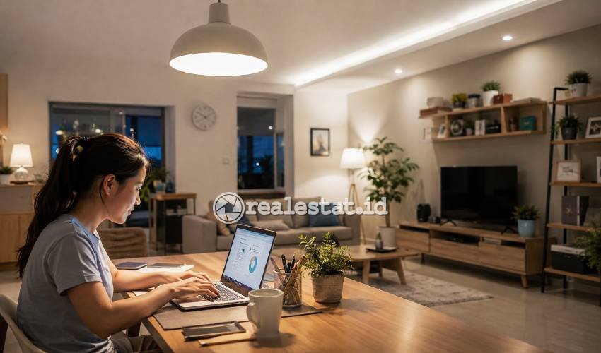 LED Philips Ultrabright Pencahayaan Rumah Modern yang lebih terang 40 persen dan nyaman di mata-RealEstat.id