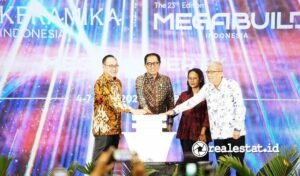 Pembukaan Pameran industri bahan bangunan Megabuild, Keramika, dan Megaproperty 2026 di PIK-RealEstat.id
