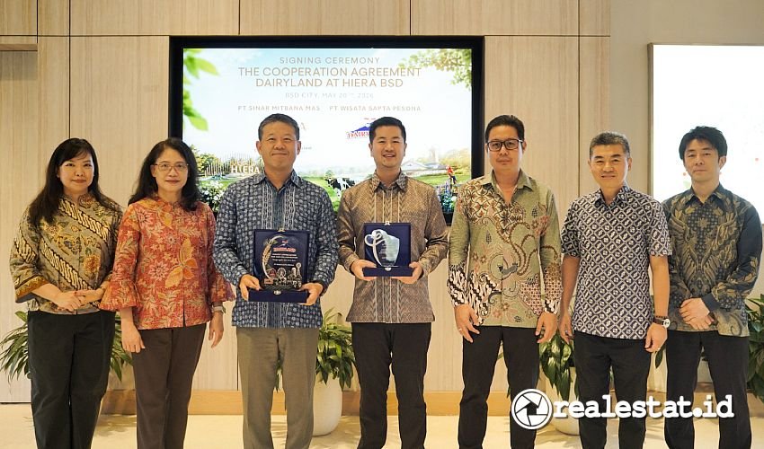 Penandatanganan Cooperation Agreement Dairyland at Hiera BSD City realestat.id dok