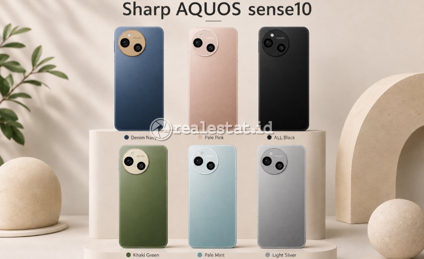 Rangkaian produk Sharp AQUOS sense10 realestat.id dok