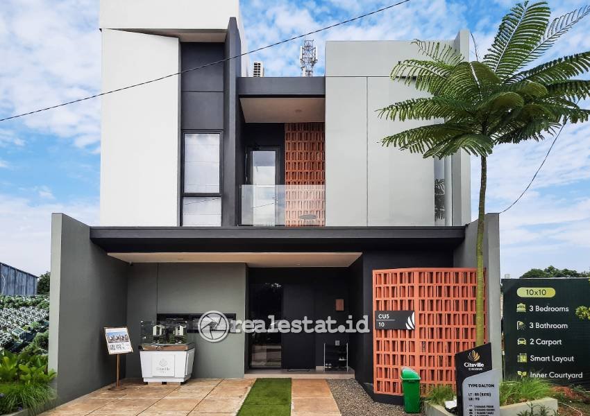 Rumah modern 2 lantai dekat Tol Cimanggis Cibitung-RealEstat.id-Adhitya Putra