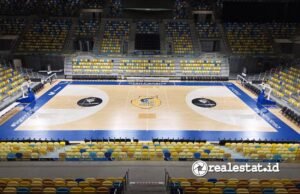 Teknologi pencahayaan arena olahraga Philips ArenaVision LED-RealEstat.id