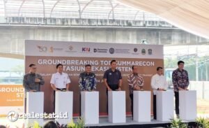 Groundbreaking Transit Oriented Development (TOD) Summarecon Stasiun Bekasi Ekstensi realestat.id dok