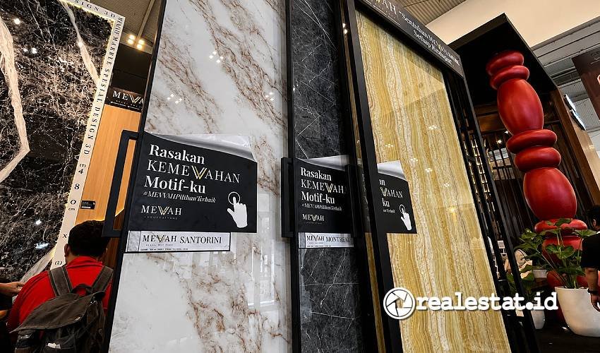 MEVVAH Wall Panel yang dipamerkan di IndoBuildTech 2026-RealEstat.id