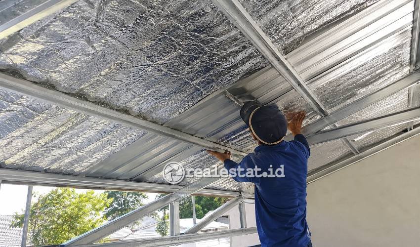 Material peredam panas atap seng-RealEstat.id