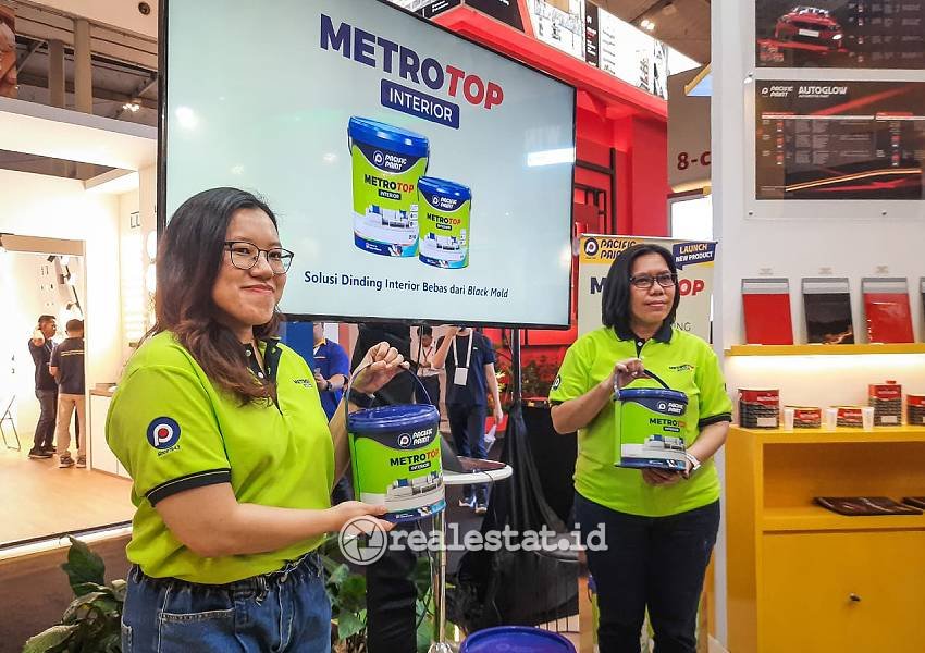 Peluncuran Pacific Paint Metrotop Interior di IndoBuildTech 2026-RealEstat.id
