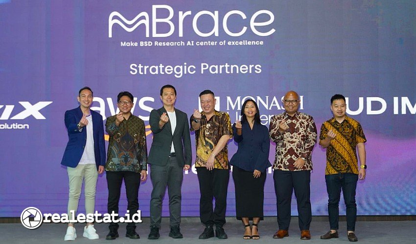Peluncuran mBrace di BSD City AI Center of Excellence realestat.id dok
