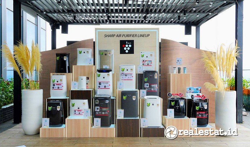 lineup produk sharp air purifier realestat.id dok