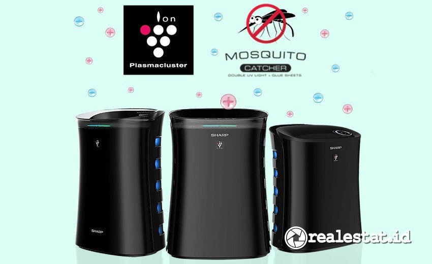 lineup sharp air purifier mosquito catcher realestat.id dok