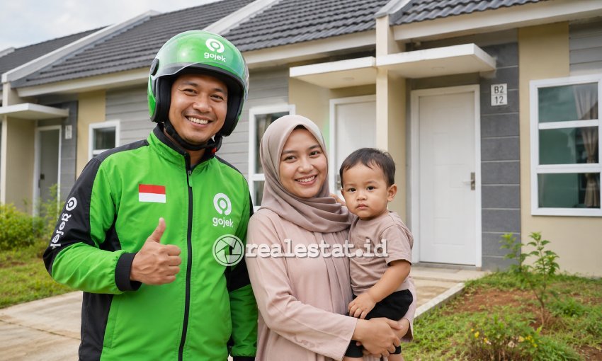 mitra driver gojek rumah subsidi kpr flpp dp 0 persen bp tapera realestat.id dok
