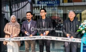 opening tostem indonesia showroom studio ciputat realestat.id dok