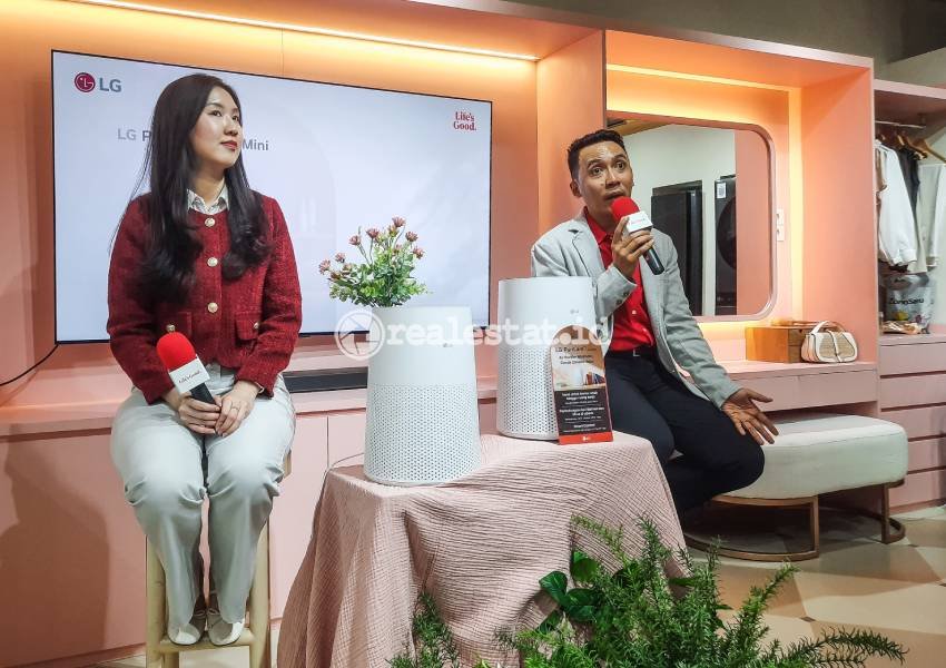 Air purifier minimalis LG PuriCare AeroMini