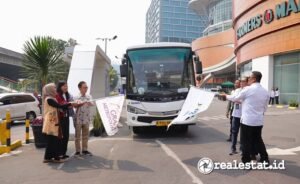 Grand Metropolitan Bekasi Bus DAMRI Bandara Soekarno Hatta Metland realestat.id dok
