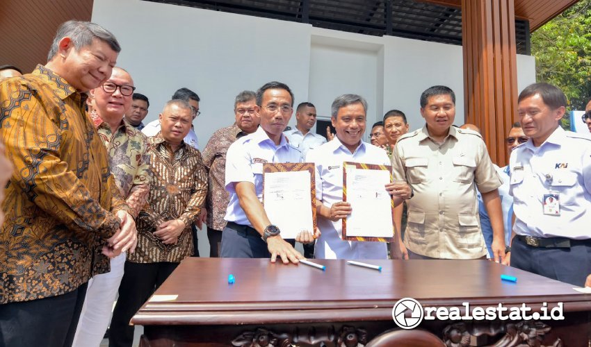 Groundbreaking Hunian Rusun TOD Manggarai KPR Bank BTN realestat.id dok