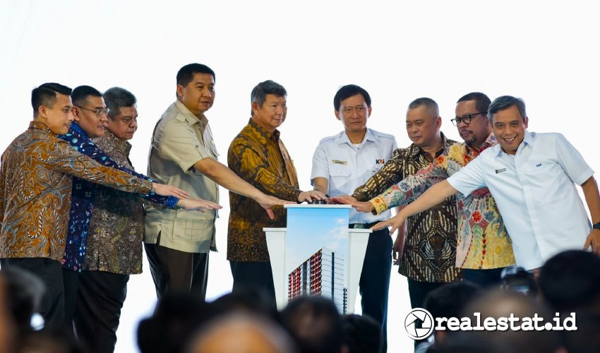 Groundbreaking rusun hunian tod manggarai realestat.id dok