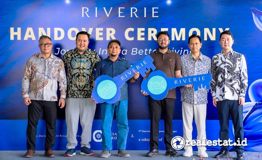 Handover serah terima klaster Riverie Shila at sawangan vasanta group realestat.id dok