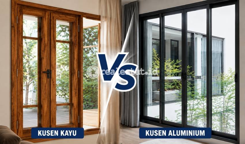 Perbandingan kusen kayu vs aluminium-RealEstat.id