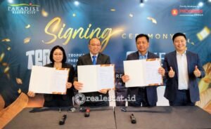 Progress Group Paradise Resort City Hero Supermarket TROPS realestat.id dok