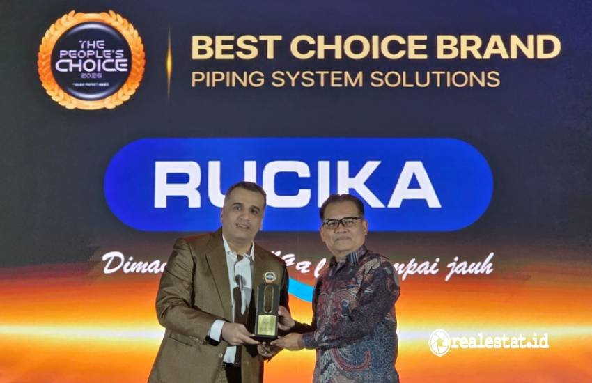 RUCIKA Raih Best Choice Brand 2026 untuk Sistem Perpipaan-RealEstat.id