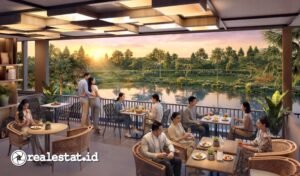 Ruko West Village Lakeside bsd city sinar mas land realestat.id dok