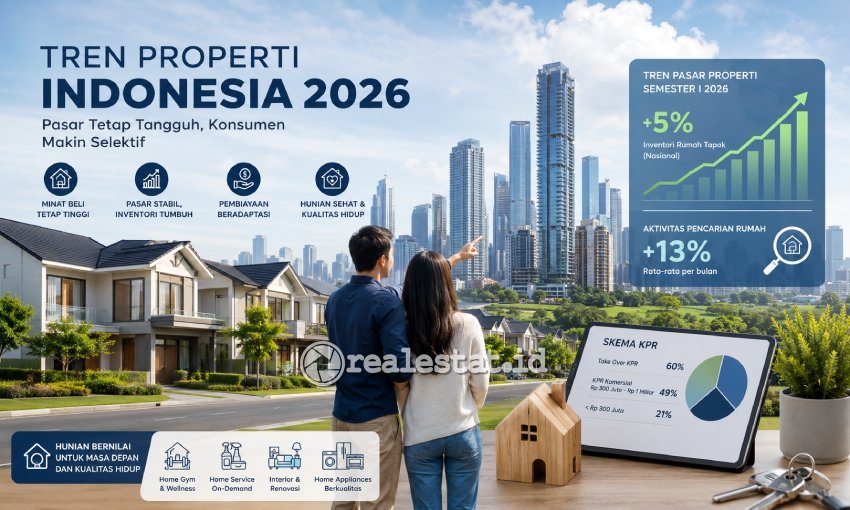 pinhome pasar properti residensial indonesia semester i 2026 realestat.id dok