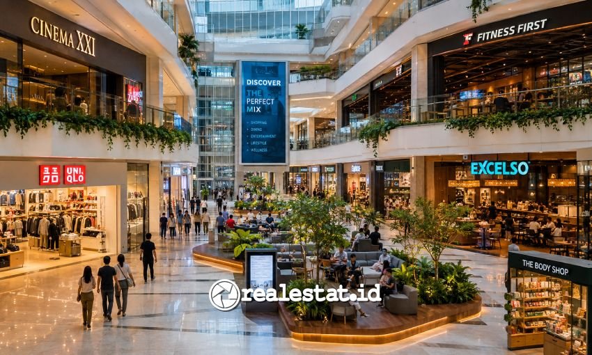 kurasi tenant mix pusat belanja ritel jakarta realestat.id dok