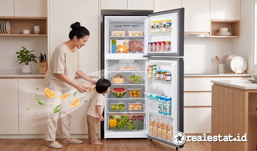 Kulkas Toshiba Rilis New Double Door Refrigerator Series realestat.id dok