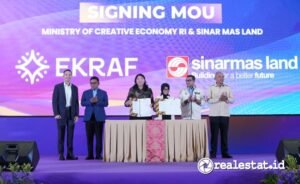 MoU KEK ETKI Banten Kemenekraf Bekraf sinar mas land realestat.id dok