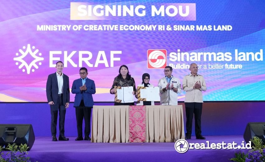 MoU KEK ETKI Banten Kemenekraf Bekraf sinar mas land realestat.id dok
