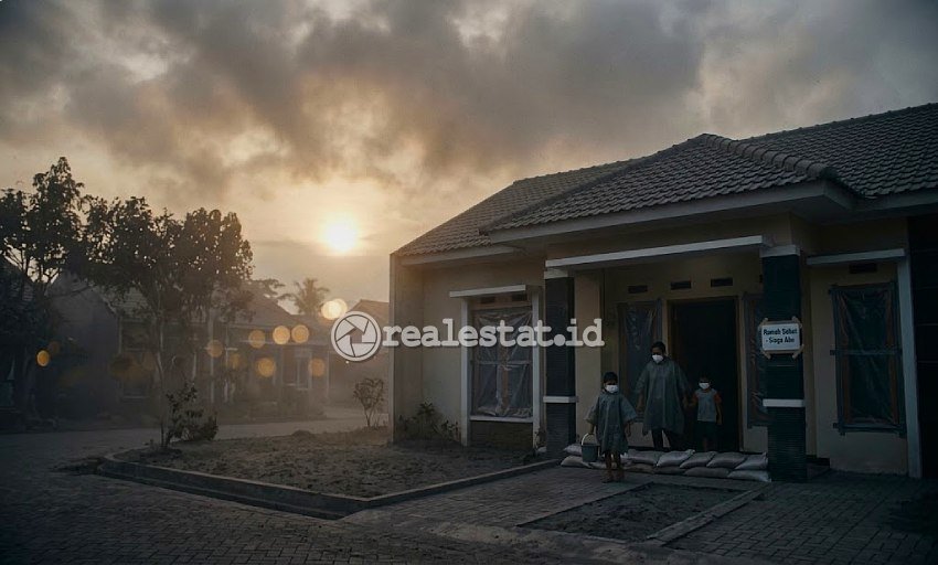 rumah sehat hujan abu vulkanik realestat.id dok