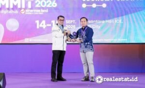 sinar mas land onesmile penghargaan kemenekraf realestat.id dok