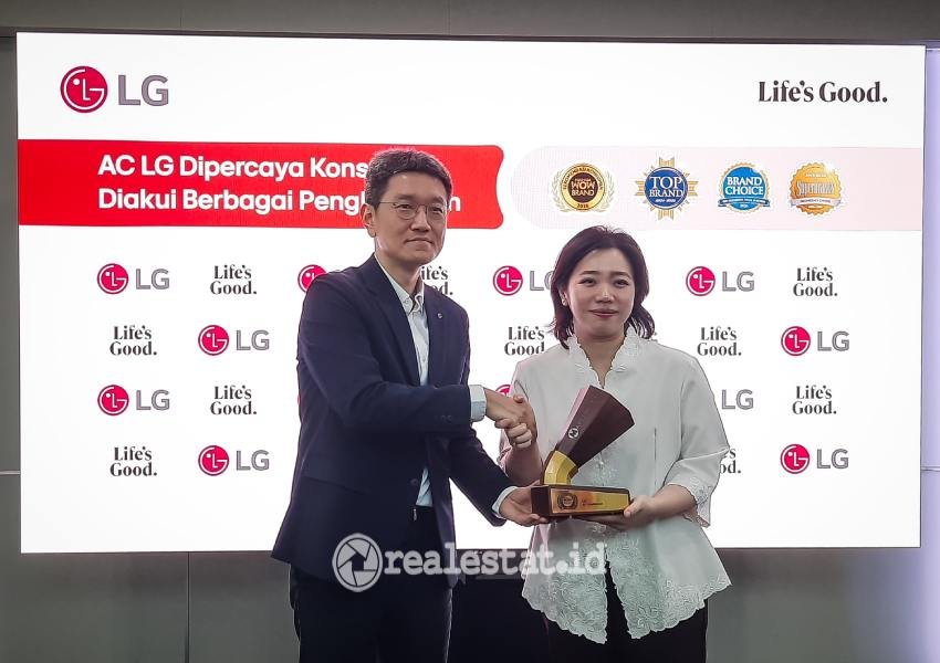 AC LG Electronics mendapatkan penghargaa Wow Brand Awards 2026-RealEstat.id-Adhitya Putra