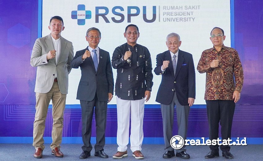 Logo RSPU Rumah Sakit President University Hospital Jababeka realestat.id dok