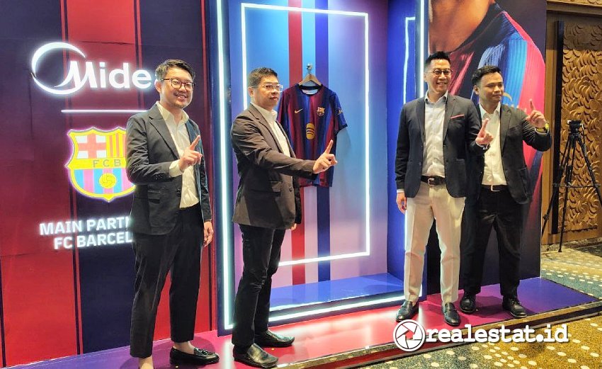 Midea Electronics Indonesia FC Barcelona realestat.id dok