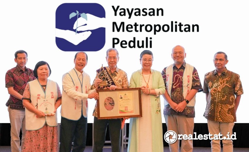 Nanda Widya Metland YMP Penghargaan Fervent Global Love of Lives Award realestat.id dok
