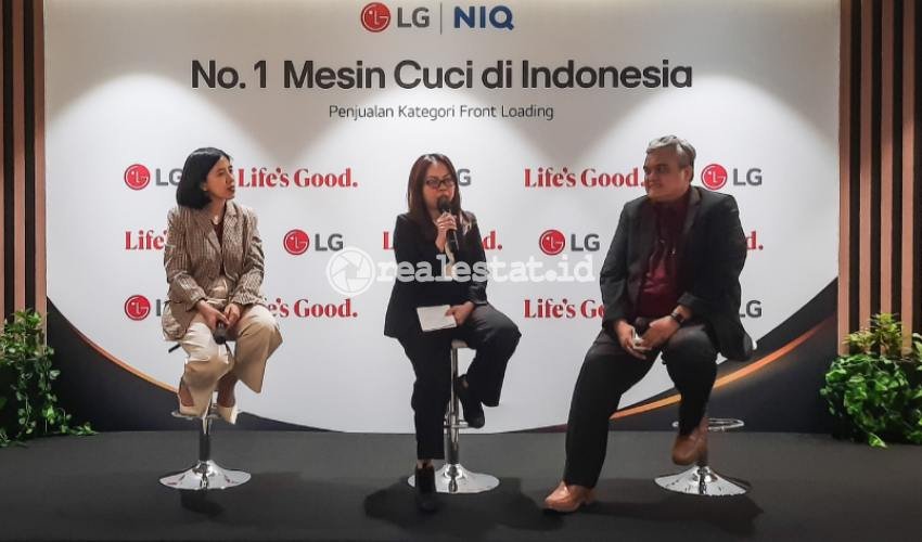 mesin cuci front loading LG didapuk sebagai nomor 1 di Indonesia-RealEstat.id-Adhitya Putra